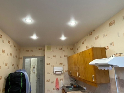 Белые-матовые натяжные потолки 33м² 